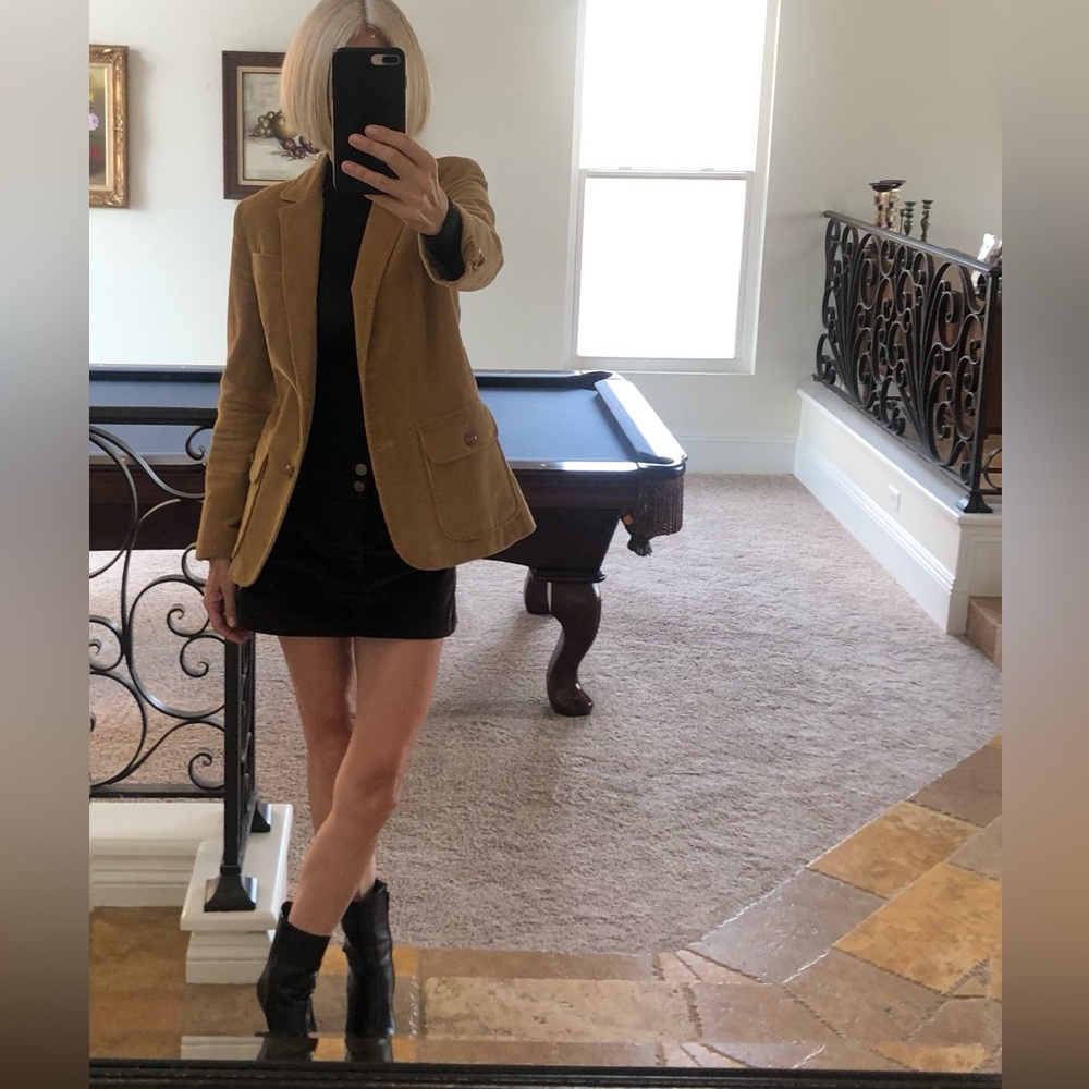 JRS CORDUROY BLAZER - 90’s VINTAGE BLAZER + CAMEL/XS